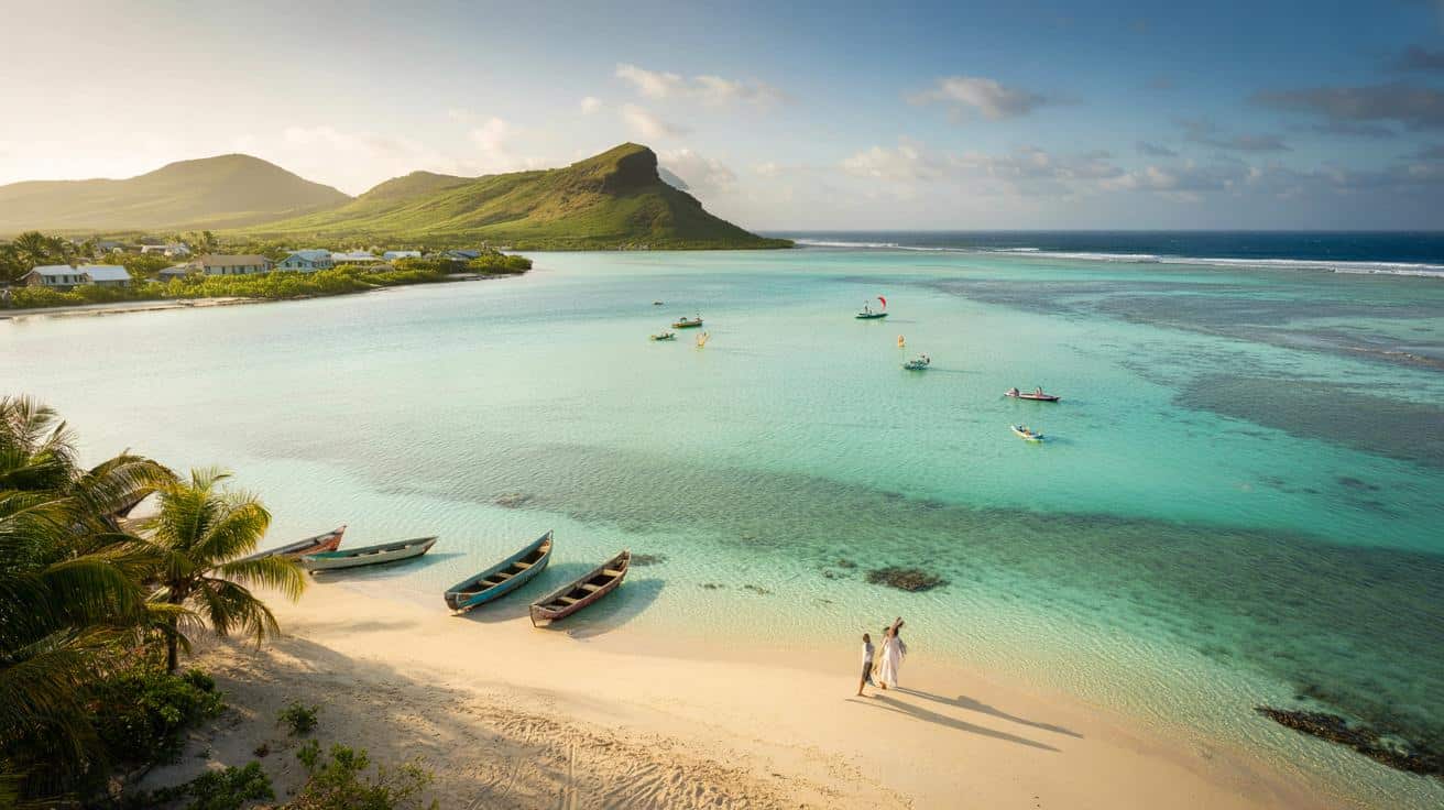 Zaledwie kilka kilometrów od Mauritiusu ta tropikalna wyspa ma gigantyczną lagunę i prawie żadnych turystów