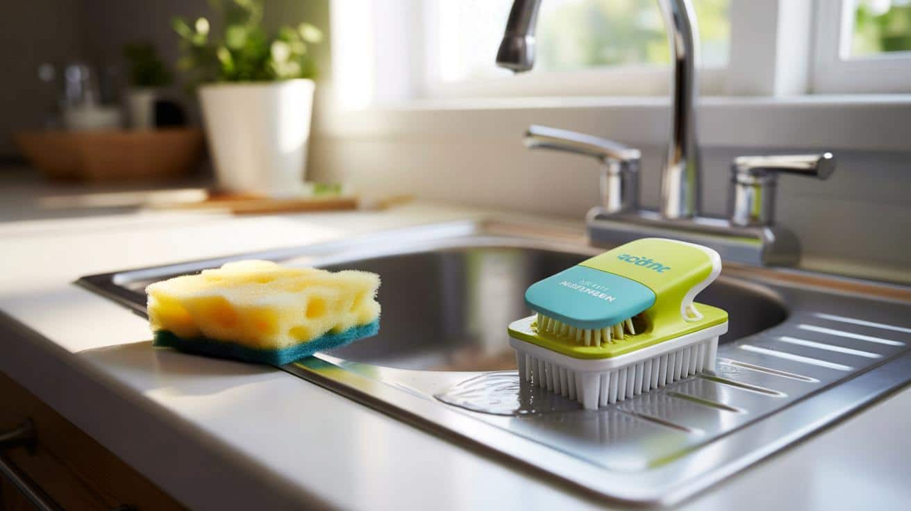Zamiast brudnej gąbki: tani gadżet z Action, który ratuje higienę w zlewie