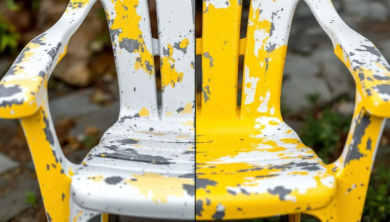 Zanim wyrzucisz pożółkły plastikowy salon ogrodowy, ta domowa mieszanka sprawia, że znów lśni jak nowy