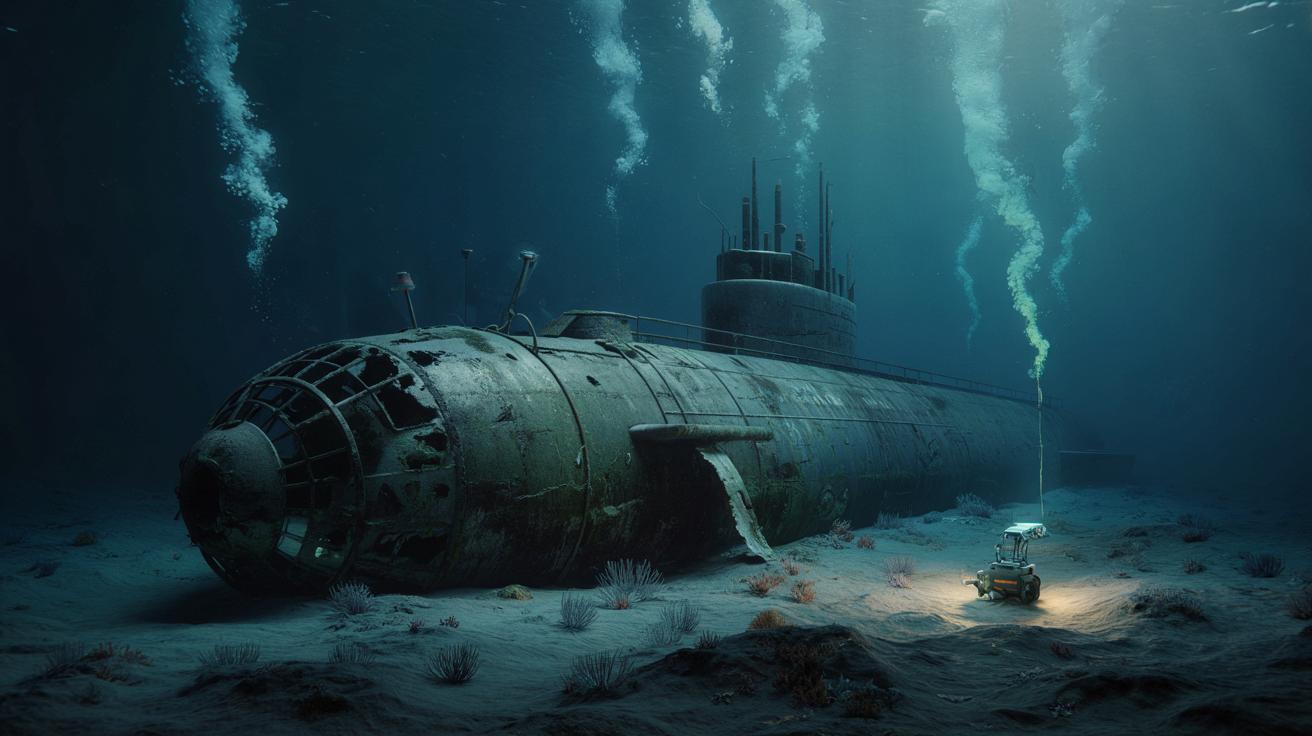 Zapomniany radziecki okręt podwodny cieknie promieniotwórczością w Morzu Norweskim