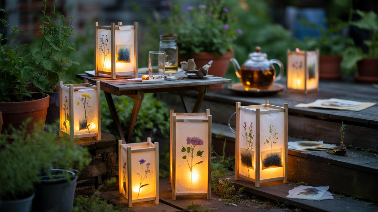 Zapomnij o drogich lampkach ogrodowych. Zużyte torebki po herbacie robią magię