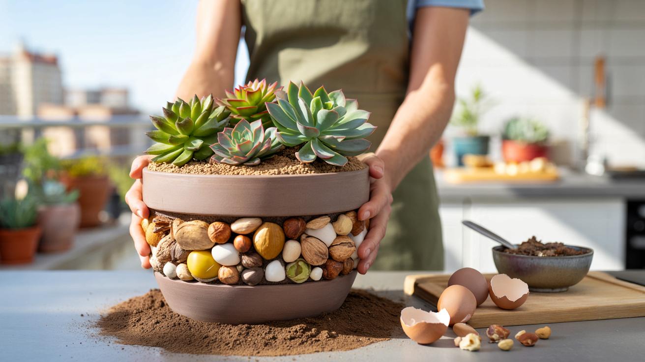 Zapomnij o keramzycie: kuchenny odpad, który ratuje sukulenty przed gniciem