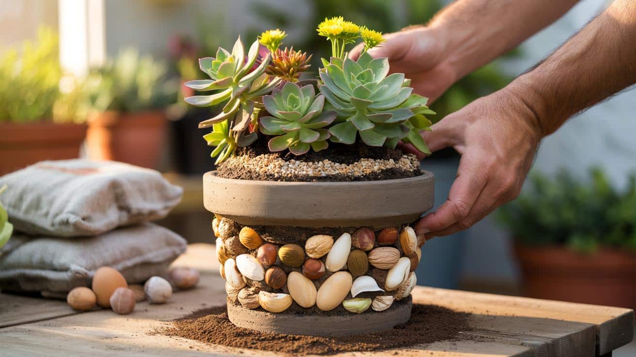 Zapomnij o kulkach glinianych: ten kuchenny odpad genialnie ratuje rozchodniki