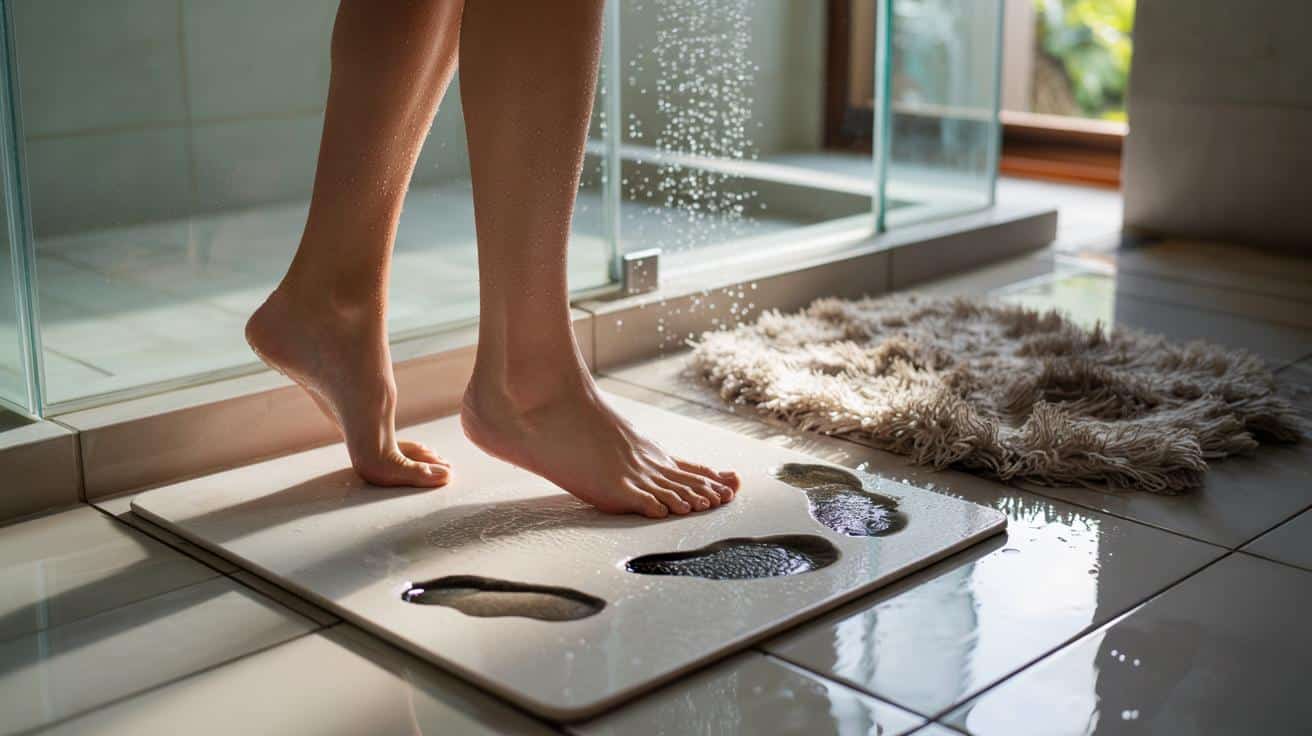 Zapomnij o mokrym dywaniku łazienkowym. Ten kamień wysycha w sekundy