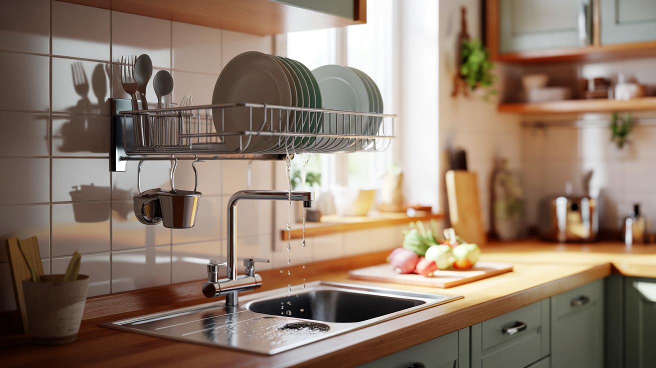 Zapomnij o ociekaczu przy zlewie. Ten sprytny patent uwalnia blat