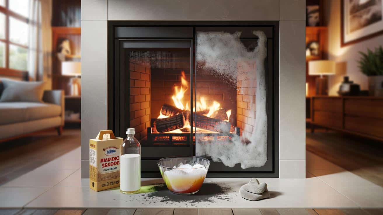 Zapomnij o popiele: genialny trik na lśniącą szybę kominka w kilka sekund