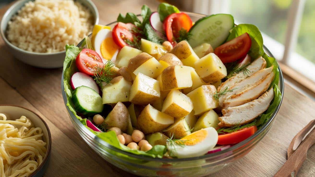 Zapomnij o ryżu i makaronie. Ten lekki składnik robi najlepszą sałatkę