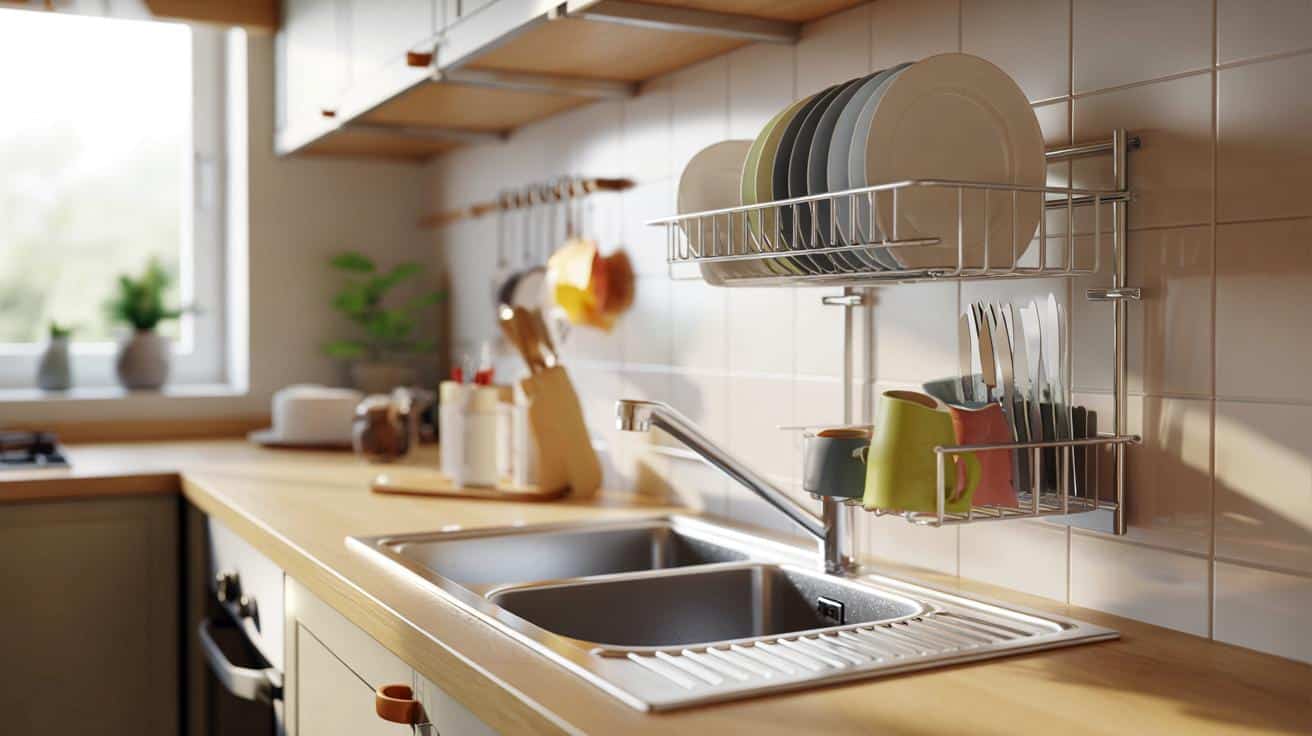 Zapomnij o suszarce przy zlewie. Ten sprytny patent odmienia kuchnię