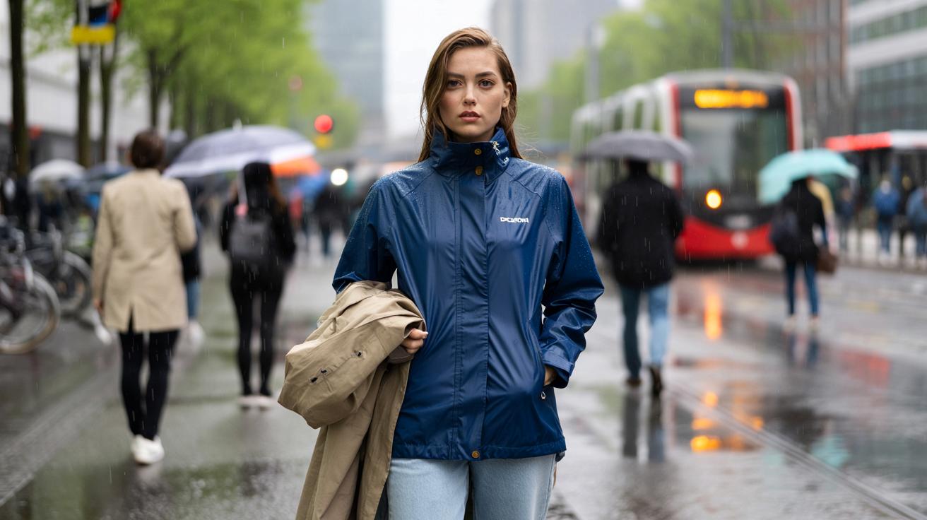 Zapomnij o trenczu: wiosenna kurtka przeciwdeszczowa z Decathlonu za mniej niż 30 zł