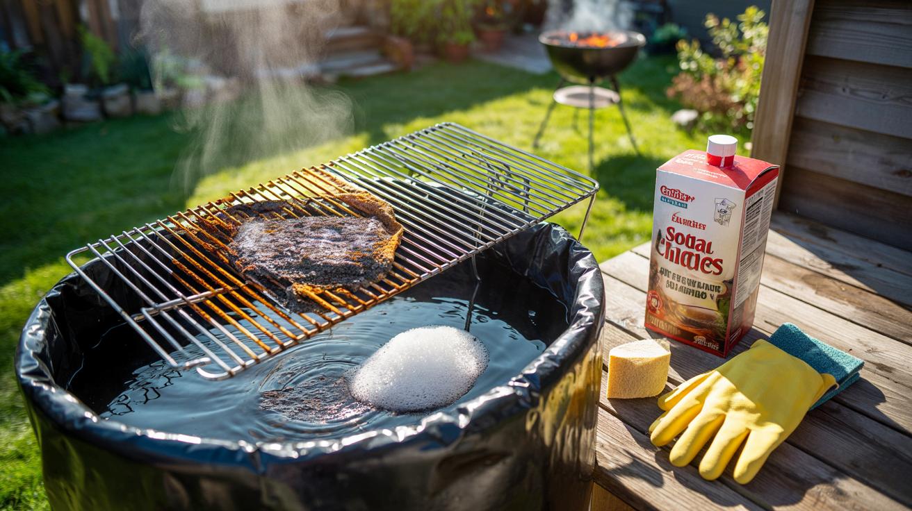 Zardzewiała kratka od grilla? Jeden tani produkt z szafki robi cuda