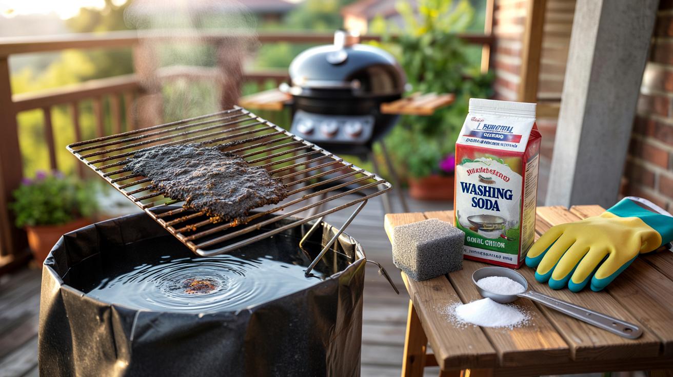 Zardzewiała kratka z grilla? Prosty trik z kuchennej szafki robi cuda