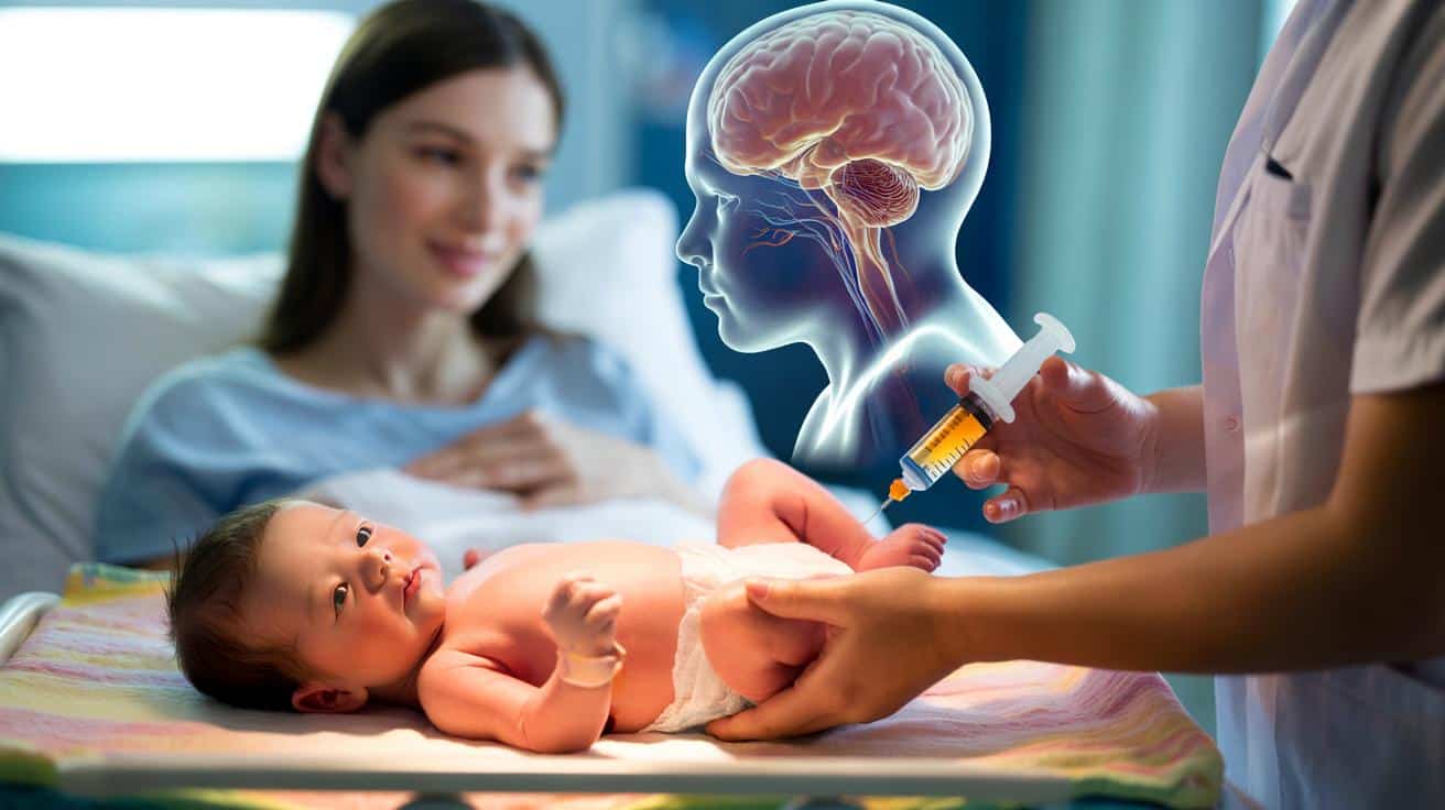 Jedna zastrzyk po porodzie zmniejsza 81‑krotnie ryzyko krwawienia do mózgu