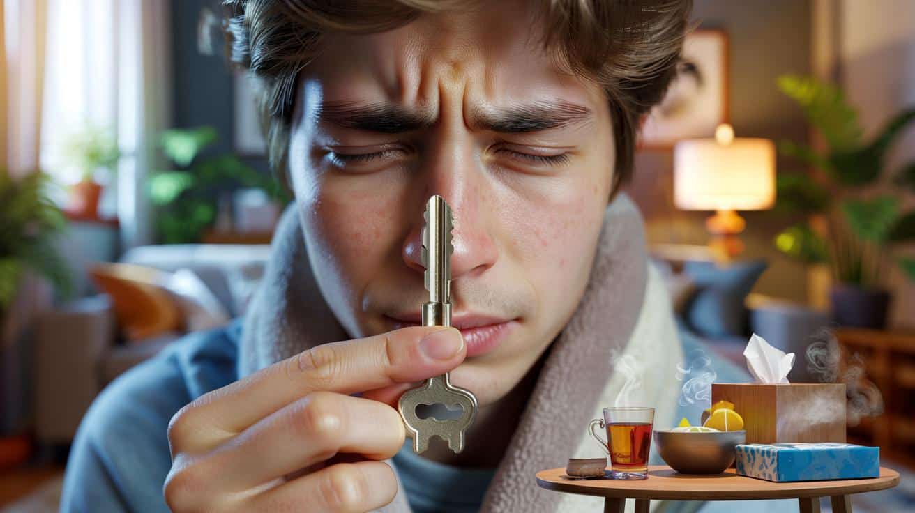 Zatkany nos? Ten prosty trik z kluczem szybko przynosi ulgę