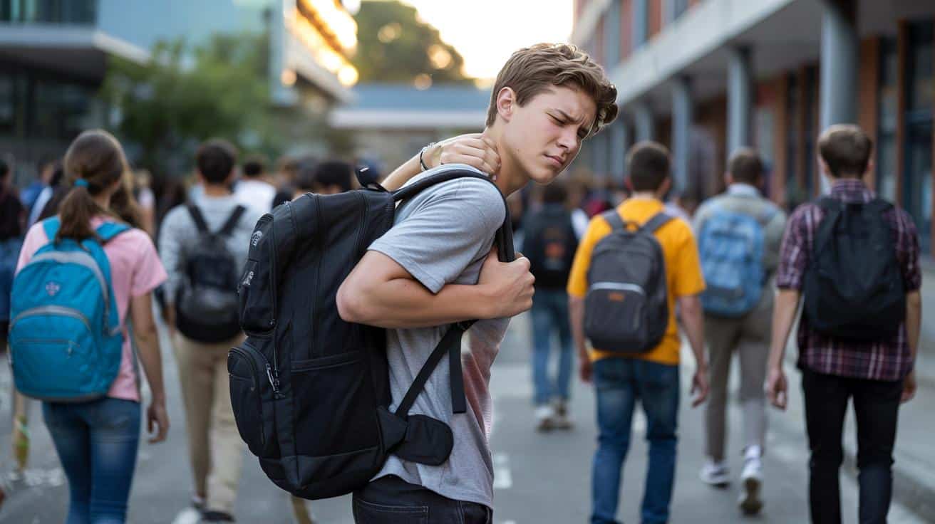 Zawsze nosisz plecak na jednym ramieniu? Kręgosłup krzyczy z bólu