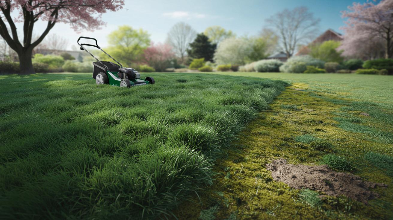 Zdrowszy trawnik wiosną: uniknij jednego błędu przy pierwszym koszeniu