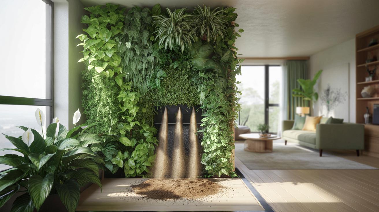 Zielone ściany jak naturalny filtr: nawet 98% mniej toksyn w mieszkaniu