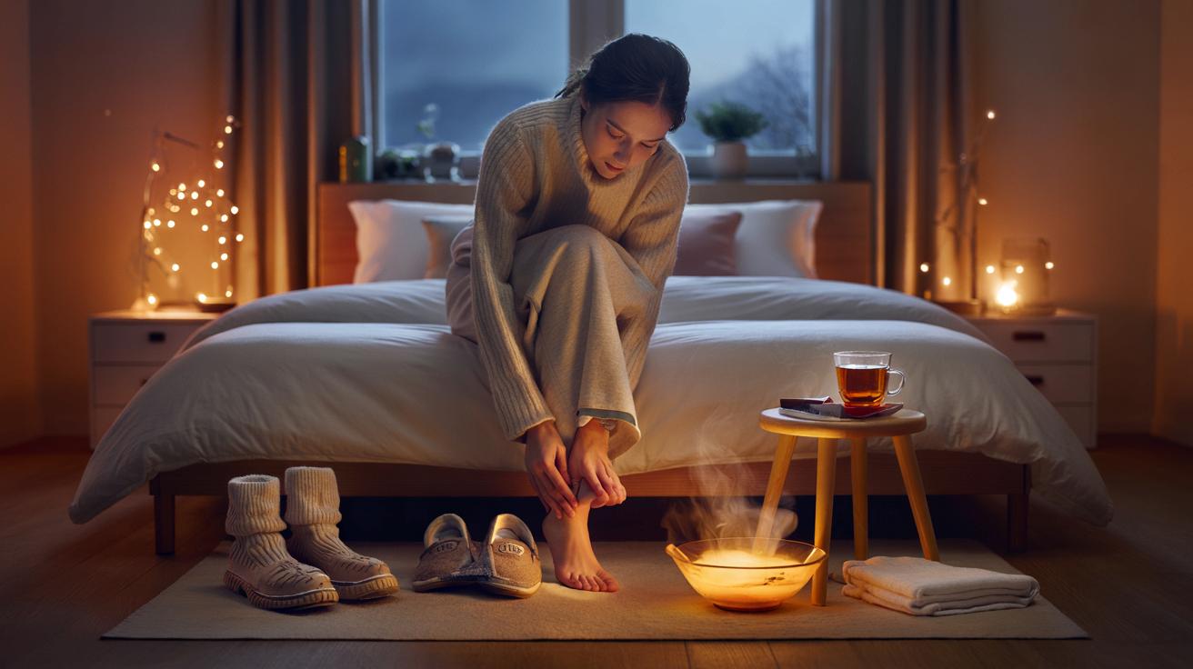 Zimne stopy wieczorem? Sprawdź, co naprawdę pomaga je ogrzać