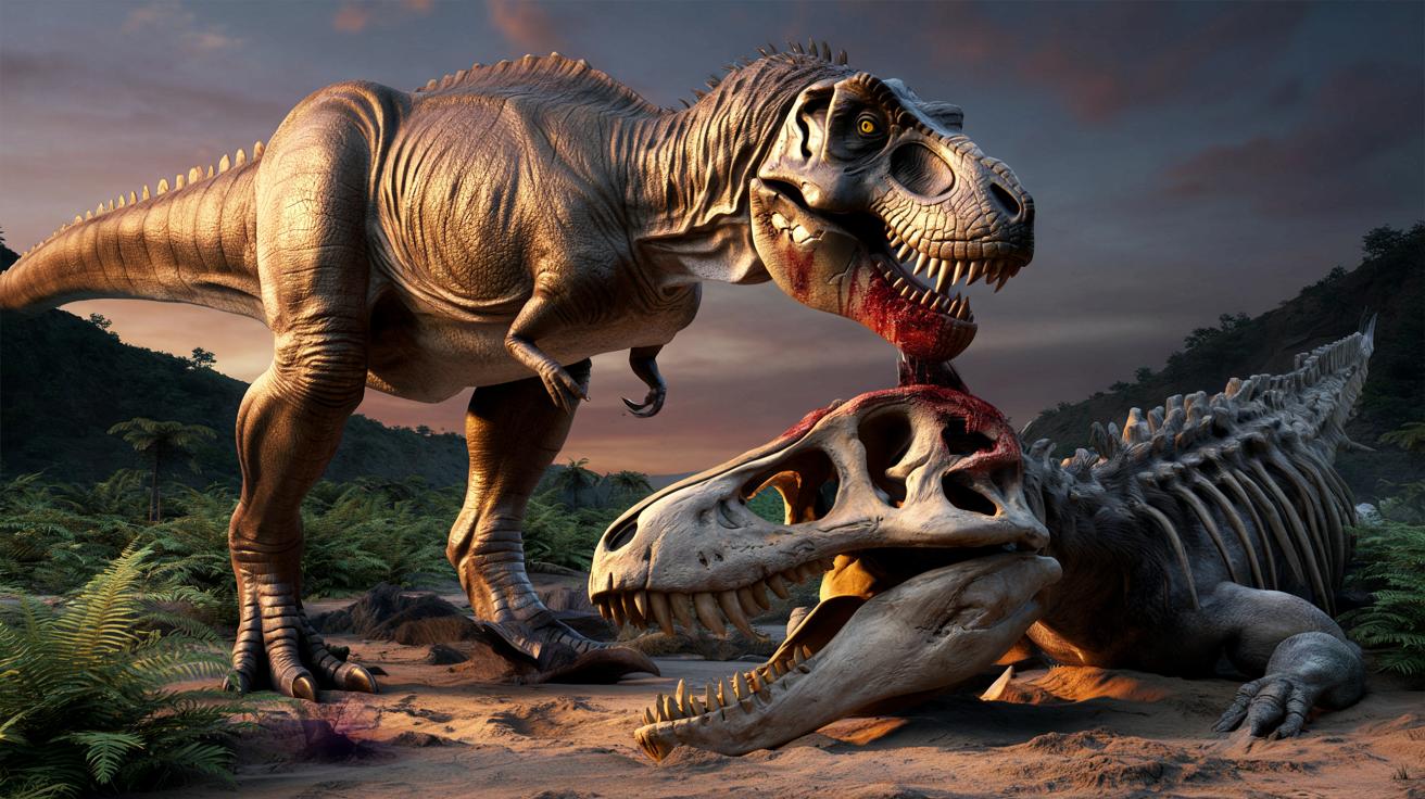 Złamany ząb T. rexa w czaszce ofiary ujawnia brutalne polowanie