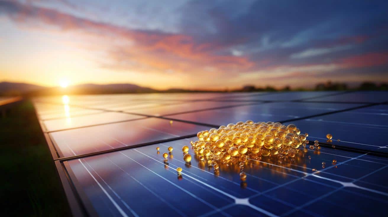 Złote kulki na panelach? Nowa metoda może mocno podbić ich moc