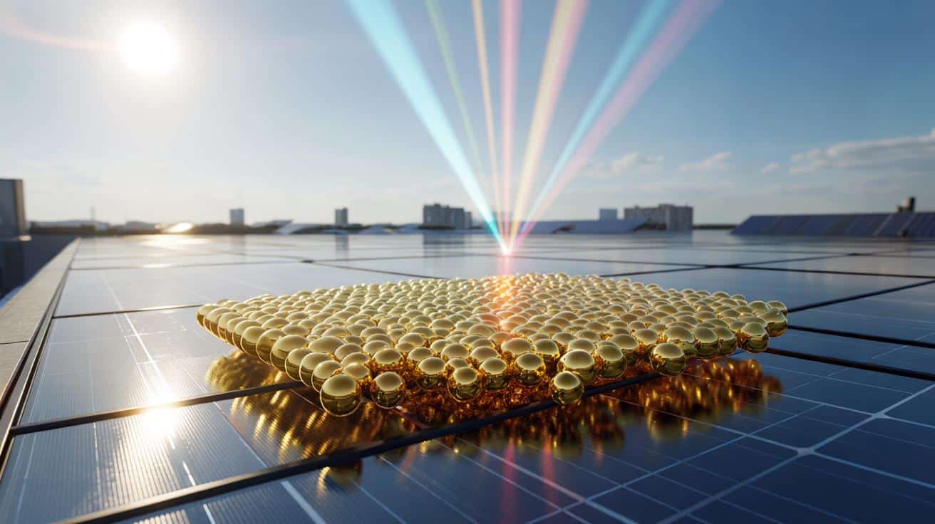 Złote nanokulki mogą radykalnie podkręcić moc paneli słonecznych