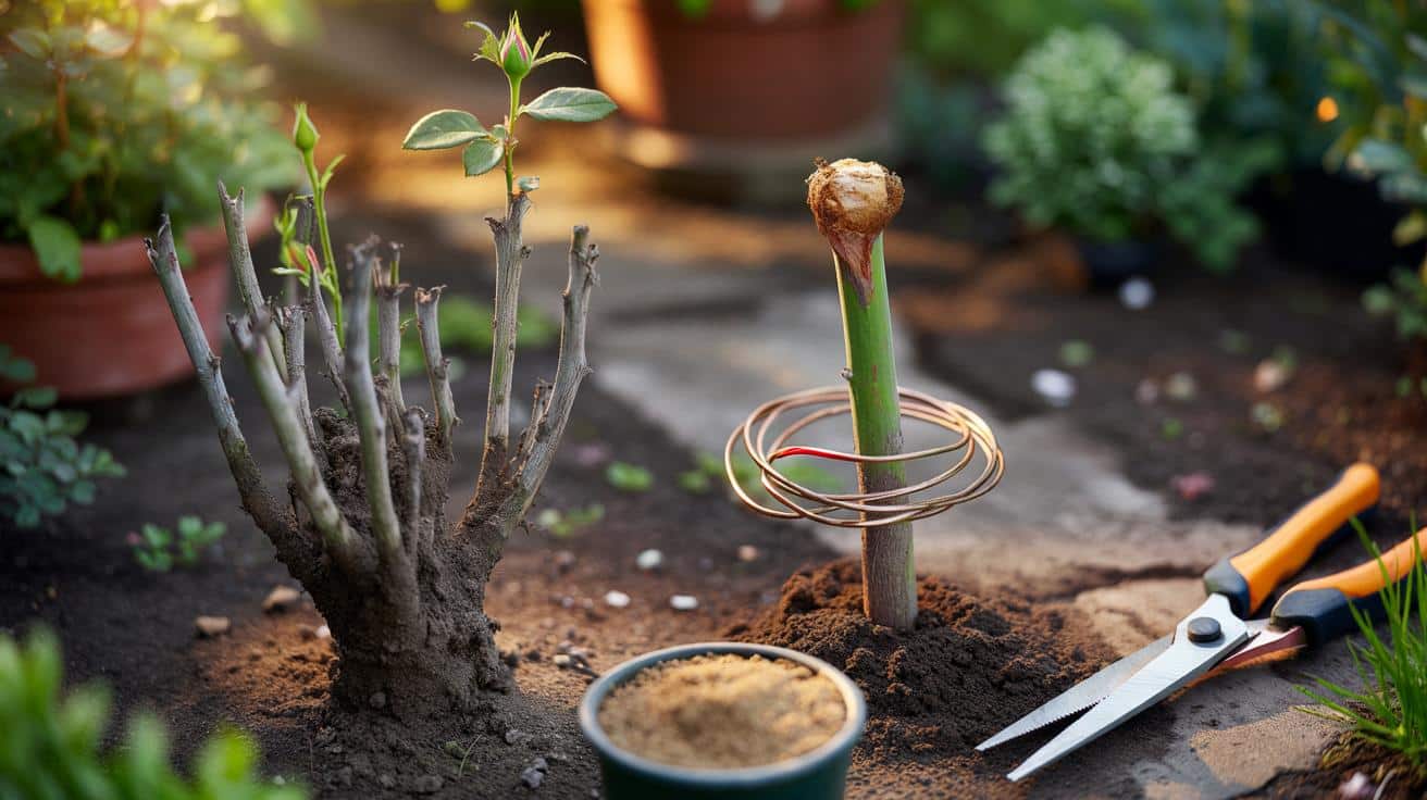 Zmęczone pędy róż zamiast na śmietnik: trik z drutem daje nowe krzewy