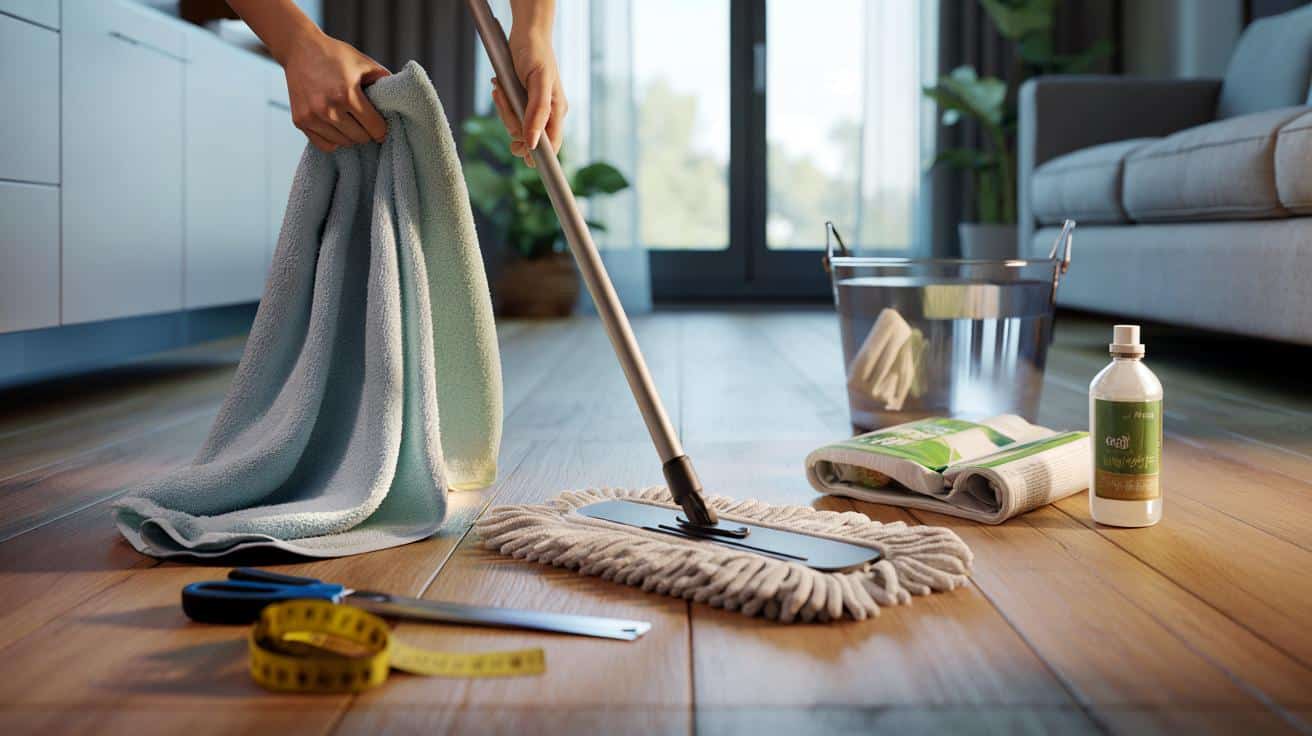 Stare ręczniki zmień w superściereczki do mycia podłogi i przestań kupować wkłady