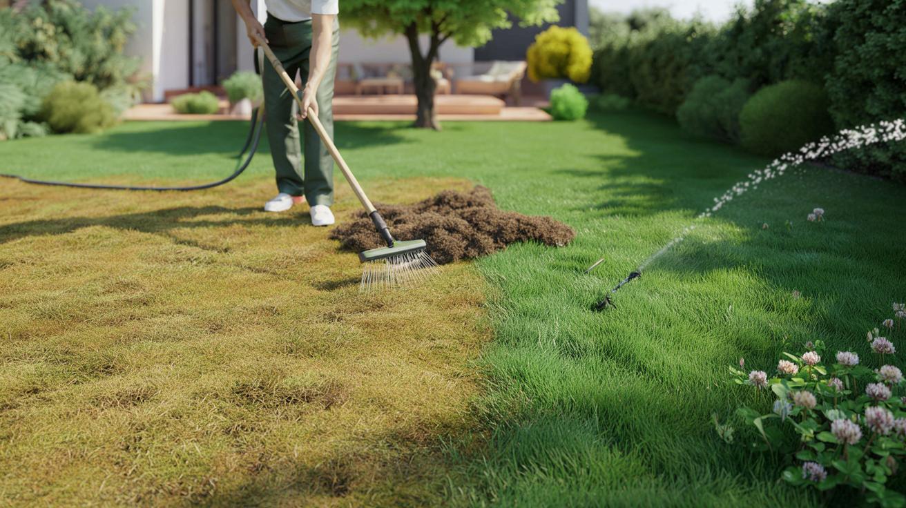 Żółknie ci trawnik? Cztery proste kroki do ogrodu jak z katalogu