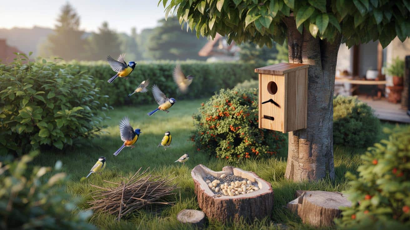 Zrób to w ogrodzie, a sikory zaczną przylatywać stadami