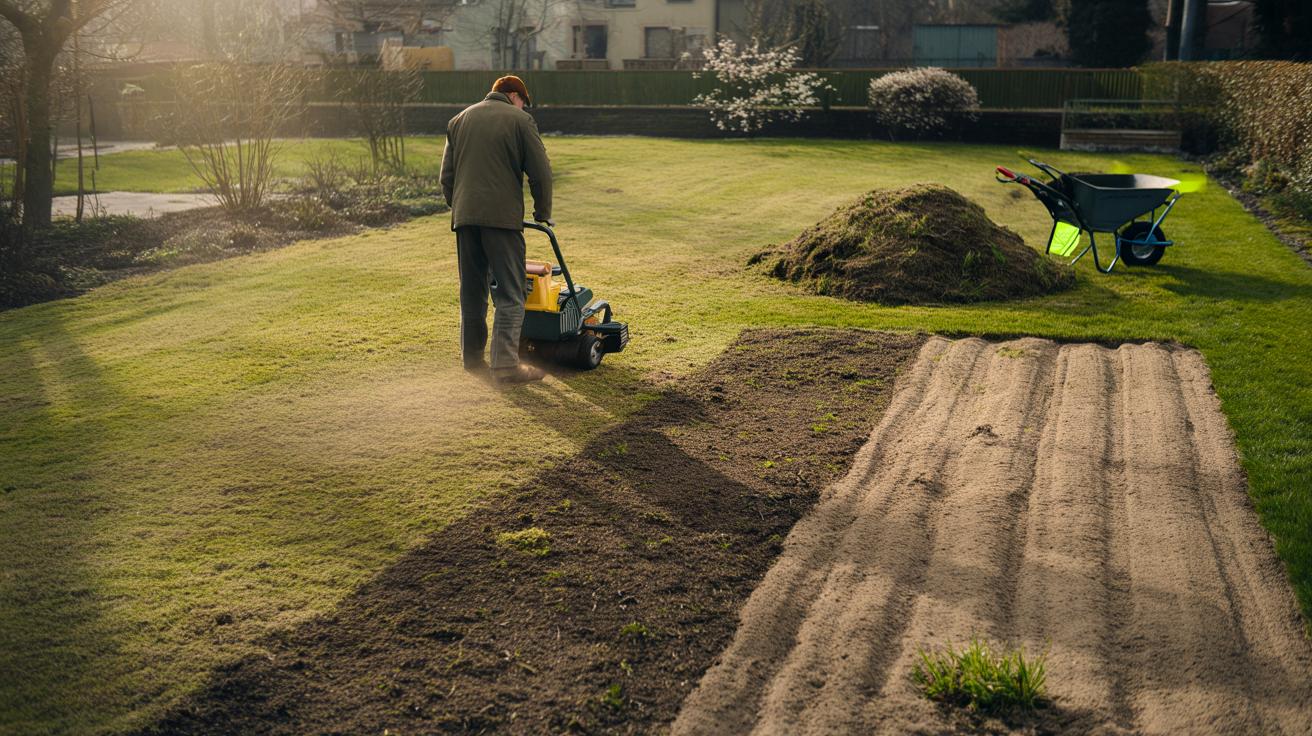 Zrób to z trawnikiem do końca marca, a przetrwa nawet upały