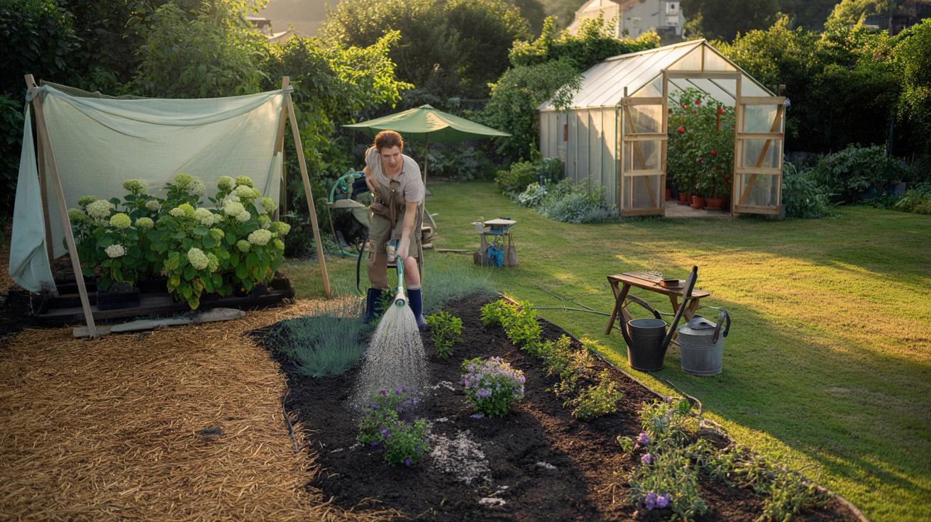 Co zrobić z ogrodem w lipcu, gdy słońce pali bez litości