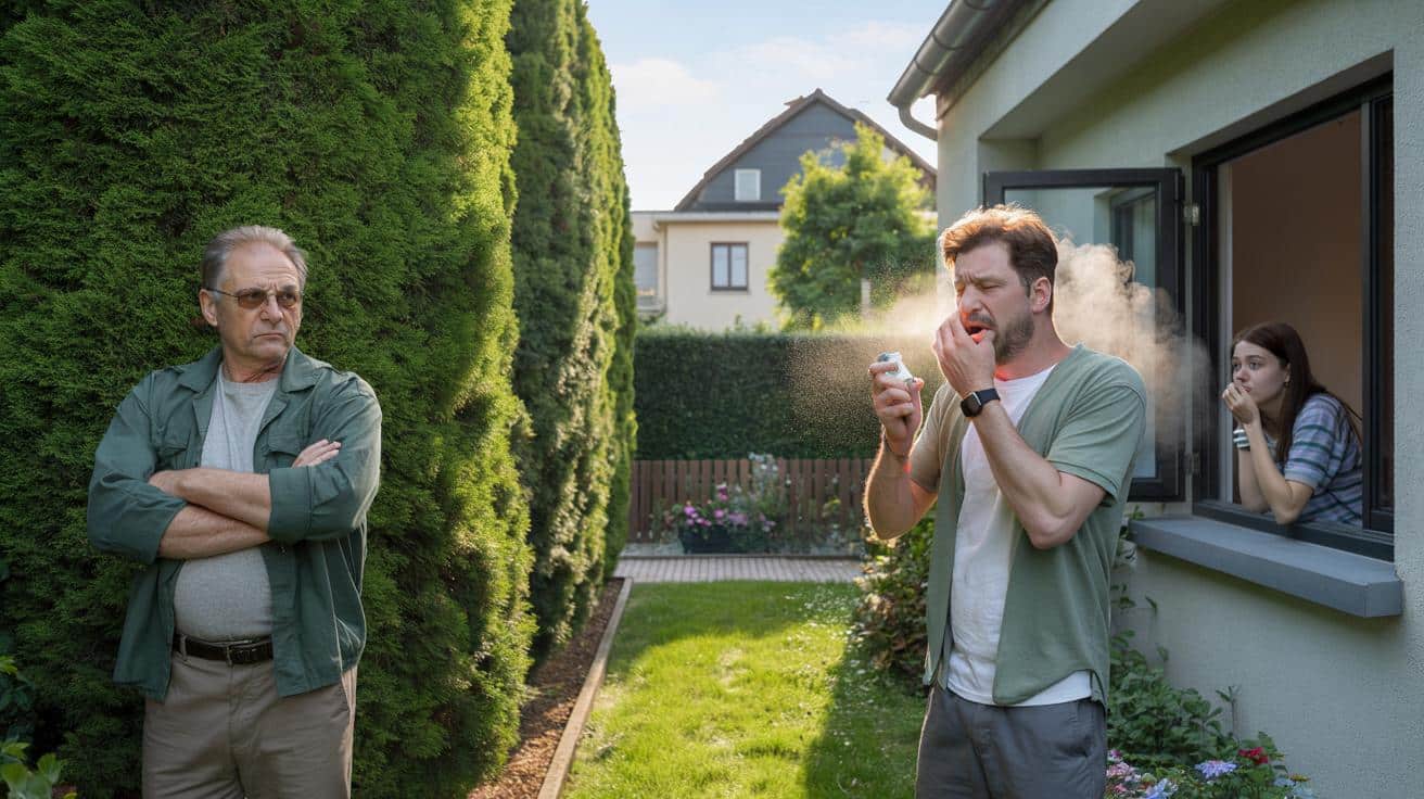 Żywopłot szkodzi zdrowiu sąsiada? Sprawdź, co grozi za upór