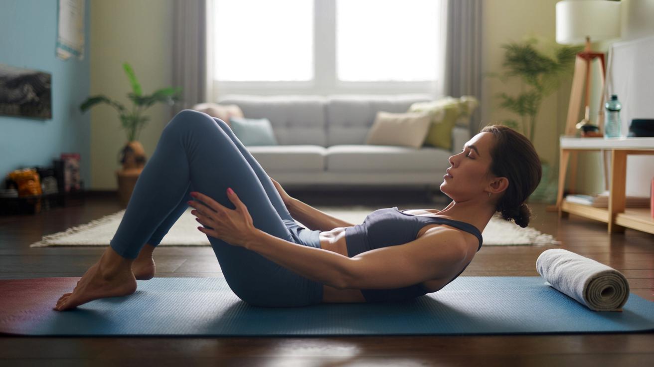 10-minutowy trening na dół brzucha, który zrobisz w domu na macie