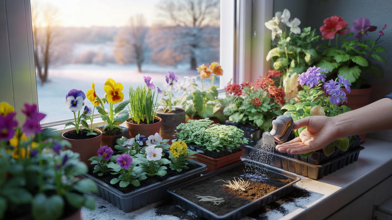 11 kwiatów do wysiewu w styczniu, które przyspieszą wiosnę w ogrodzie o cały miesiąc