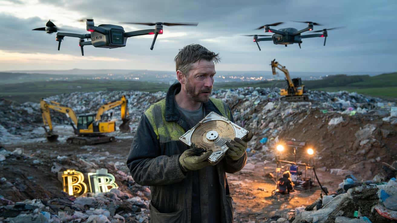 12 lat szuka wyrzuconego dysku z Bitcoinami wartymi fortunę. Teraz jego historia trafia na ekran