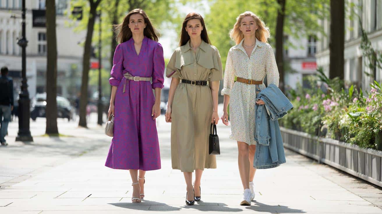 12 sukienek z paskiem z Zary, Mango i H&M, które zrobią wiosnę w twojej szafie