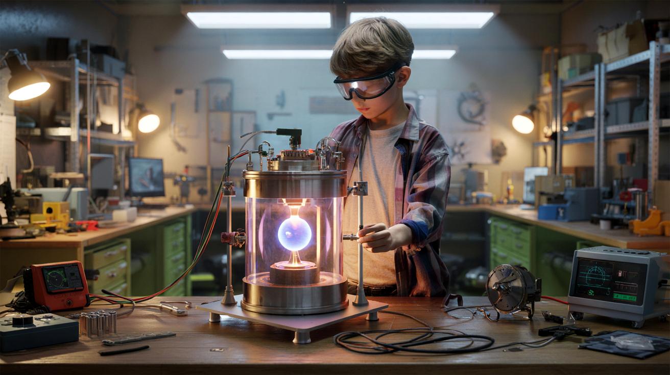 12‑latek zbudował reaktor fuzyjny i walczy o rekord świata