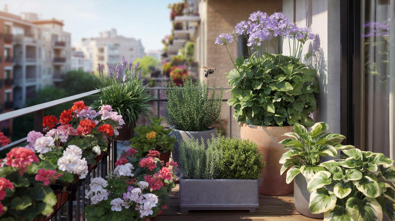 15 roślin doniczkowych, które same robią balkon pełen kwiatów