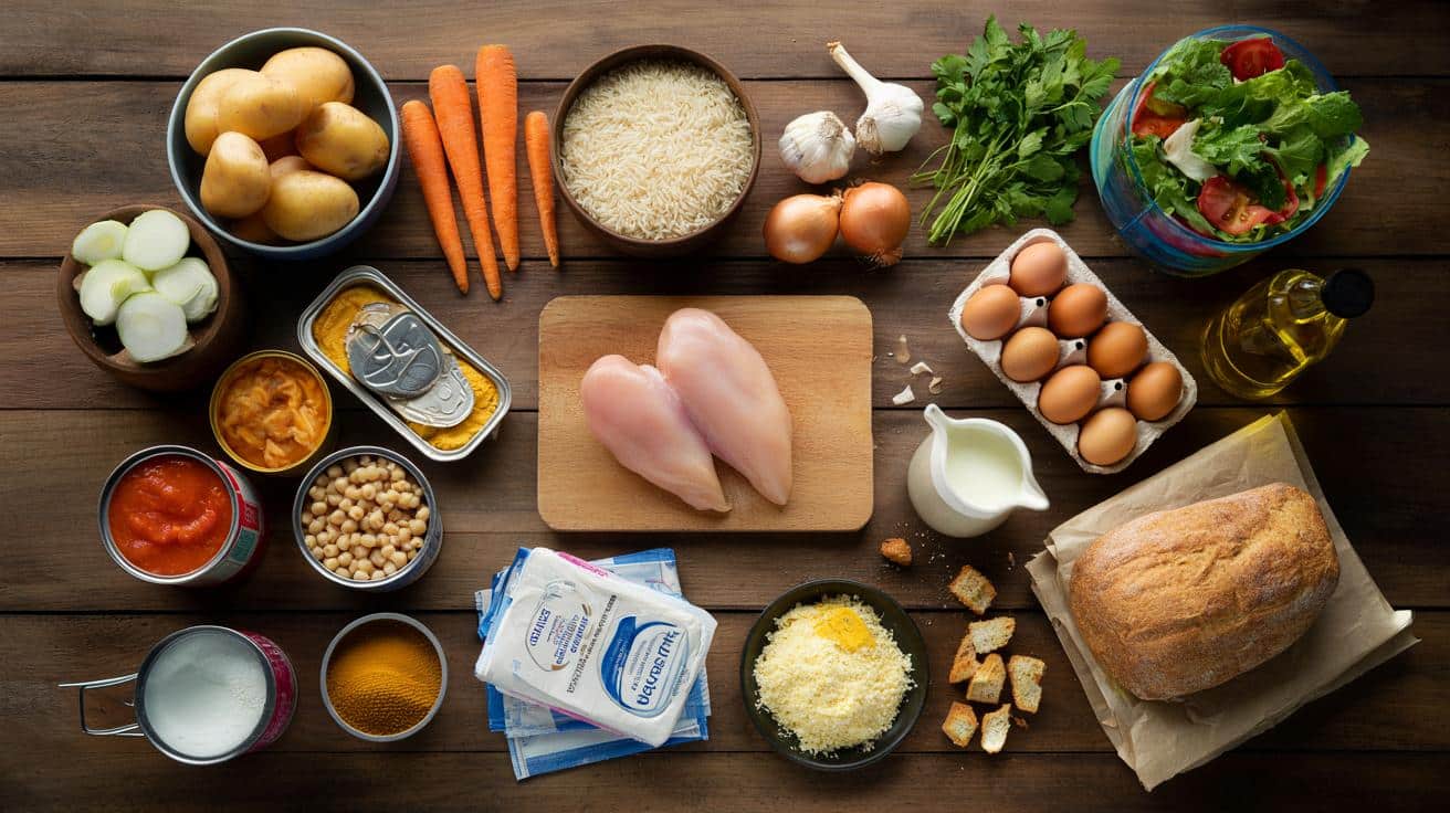 18 produktów, 7 szybkich kolacji. Tydzień gotowy w 30 minut dziennie