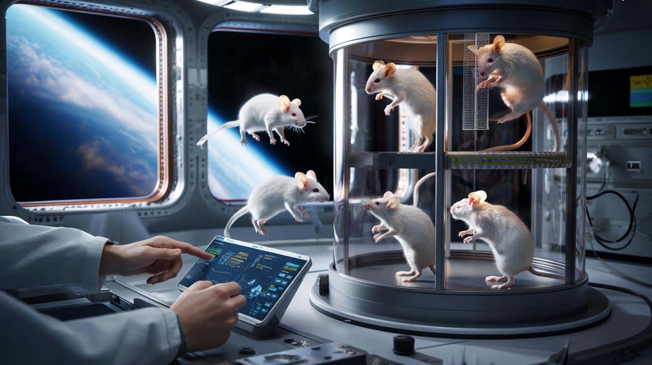 24 myszy na orbicie. Naukowcy sprawdzili, ile g potrzeba naszym mięśniom