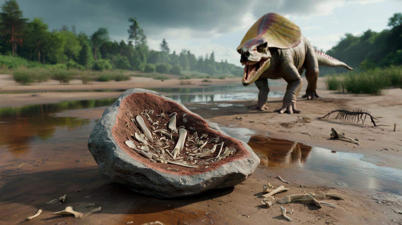 290 mln lat temu drapieżnik zwymiotował. Naukowcy zeskanowali grudkę i zaniemówili