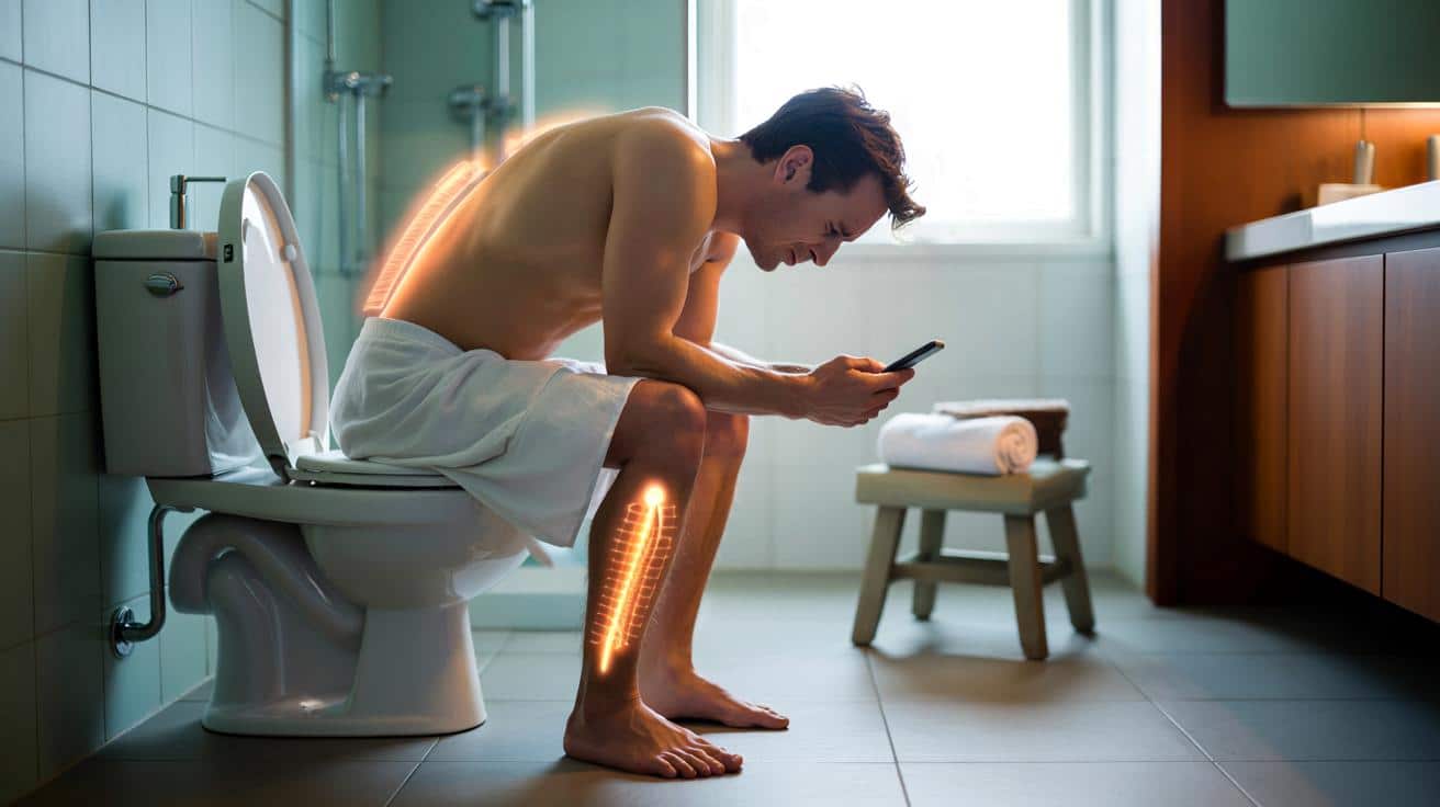 3 rzeczy które robisz w toalecie i niszczysz sobie kręgosłup