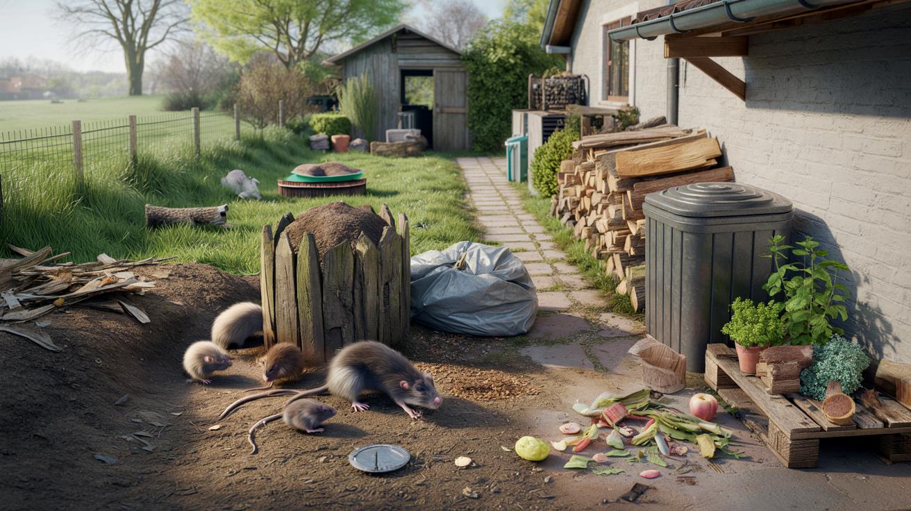 3 rzeczy, które ściągają szczury do ogrodu i jak je szybko przegonić