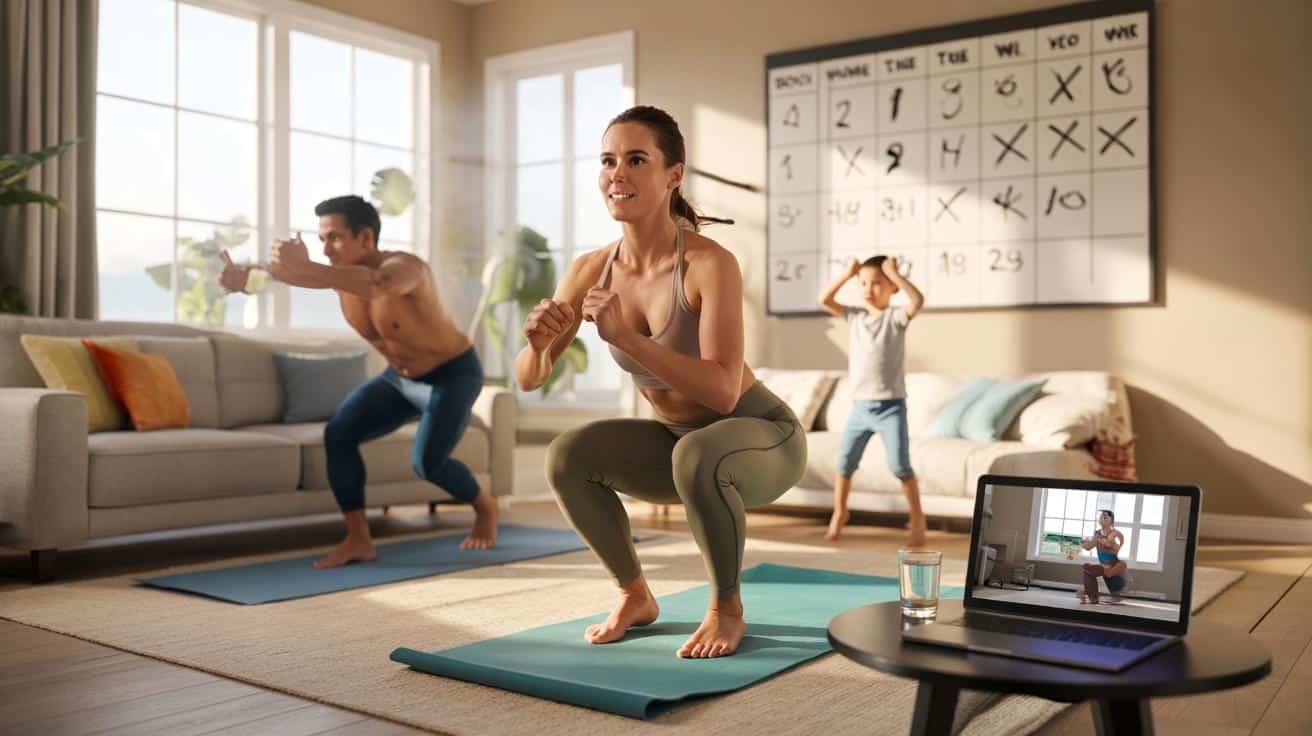 30 dni bez siłowni: 10 prostych ćwiczeń w domu, które realnie zmienią twoją formę