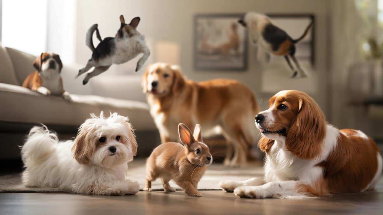 4 rasy psów, które dogadają się z królikiem (i 3, które lepiej omijać)