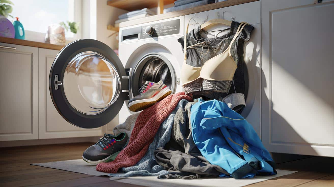 4 rzeczy, których nie powinnaś prać w pralce bębnowej. Niszczą sprzęt i ubrania