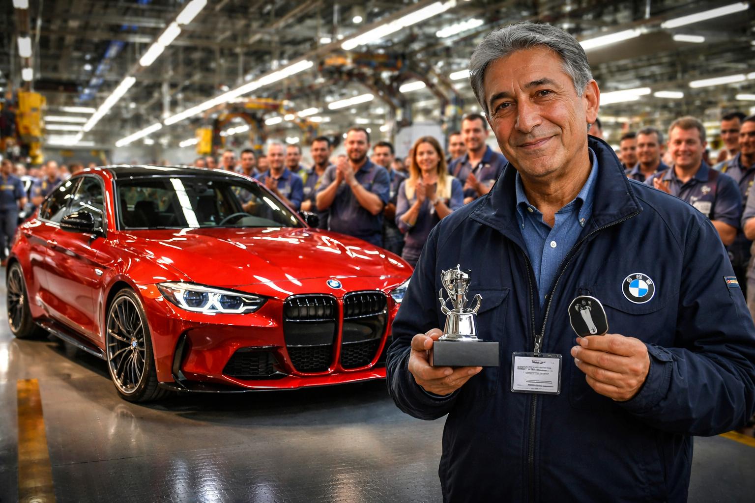 45 lat w jednej firmie. Na emeryturę odjechał nową BMW M3