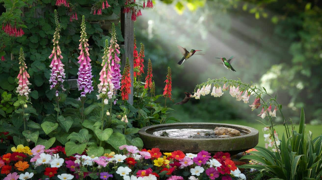 5 cieniolubnych roślin, które zamienią ciemny kąt ogrodu w raj dla kolibrów