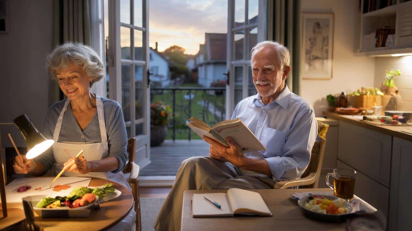 5 prostych nawyków na wieczór, które robią emeryturę naprawdę szczęśliwą