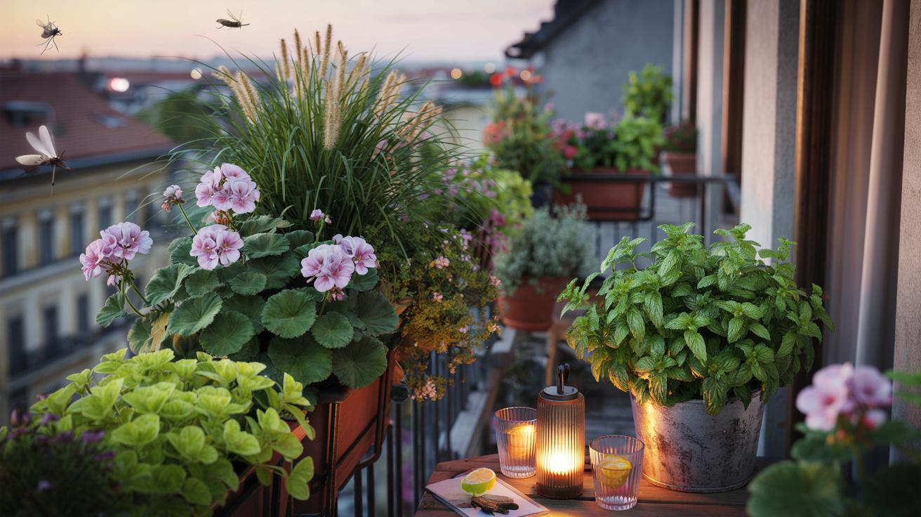 6 pachnących roślin, które naturalnie zniechęcają komary na balkonie