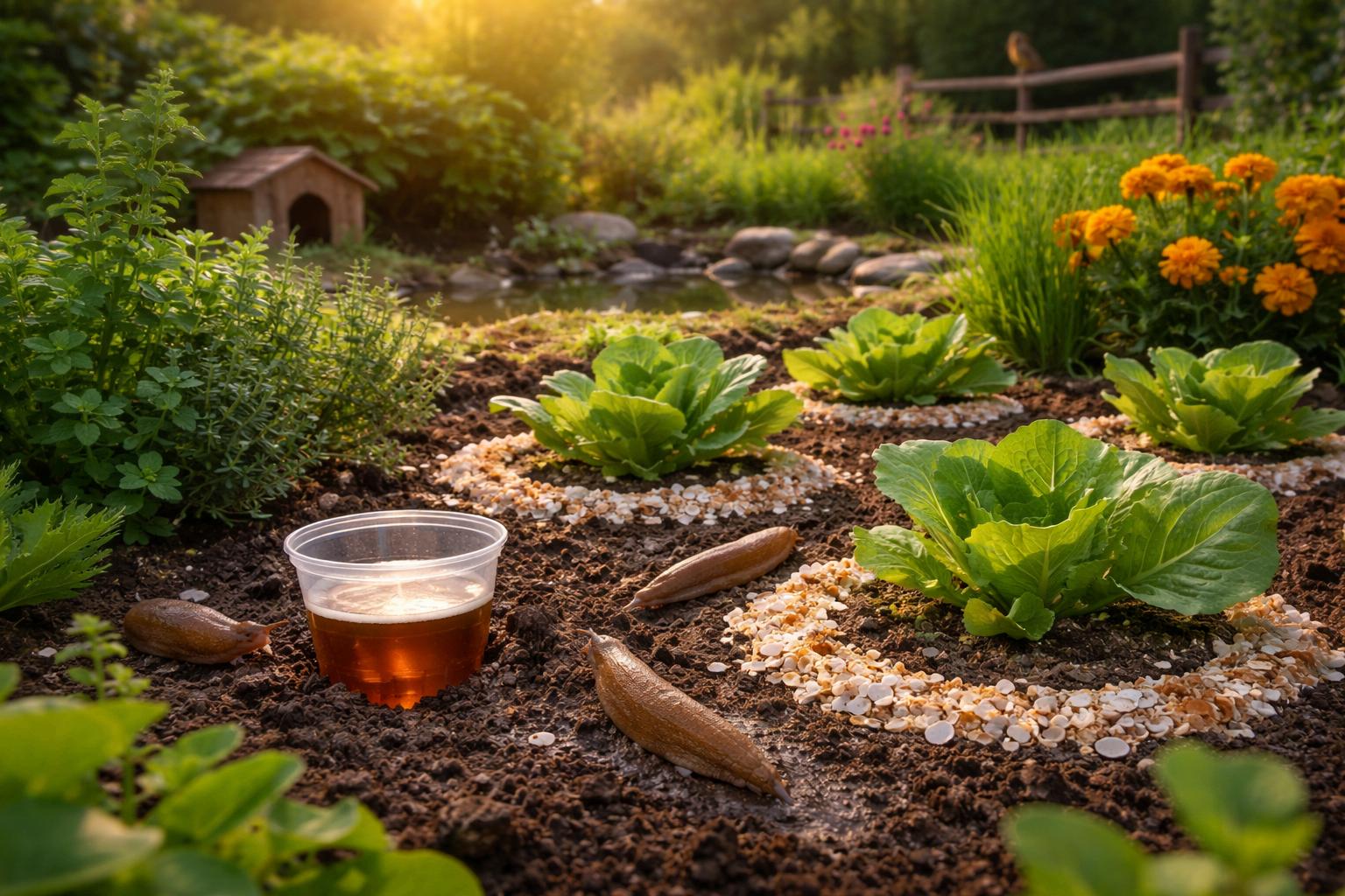 6 sprytnych trików na ślimaki w ogródku bez grama chemii